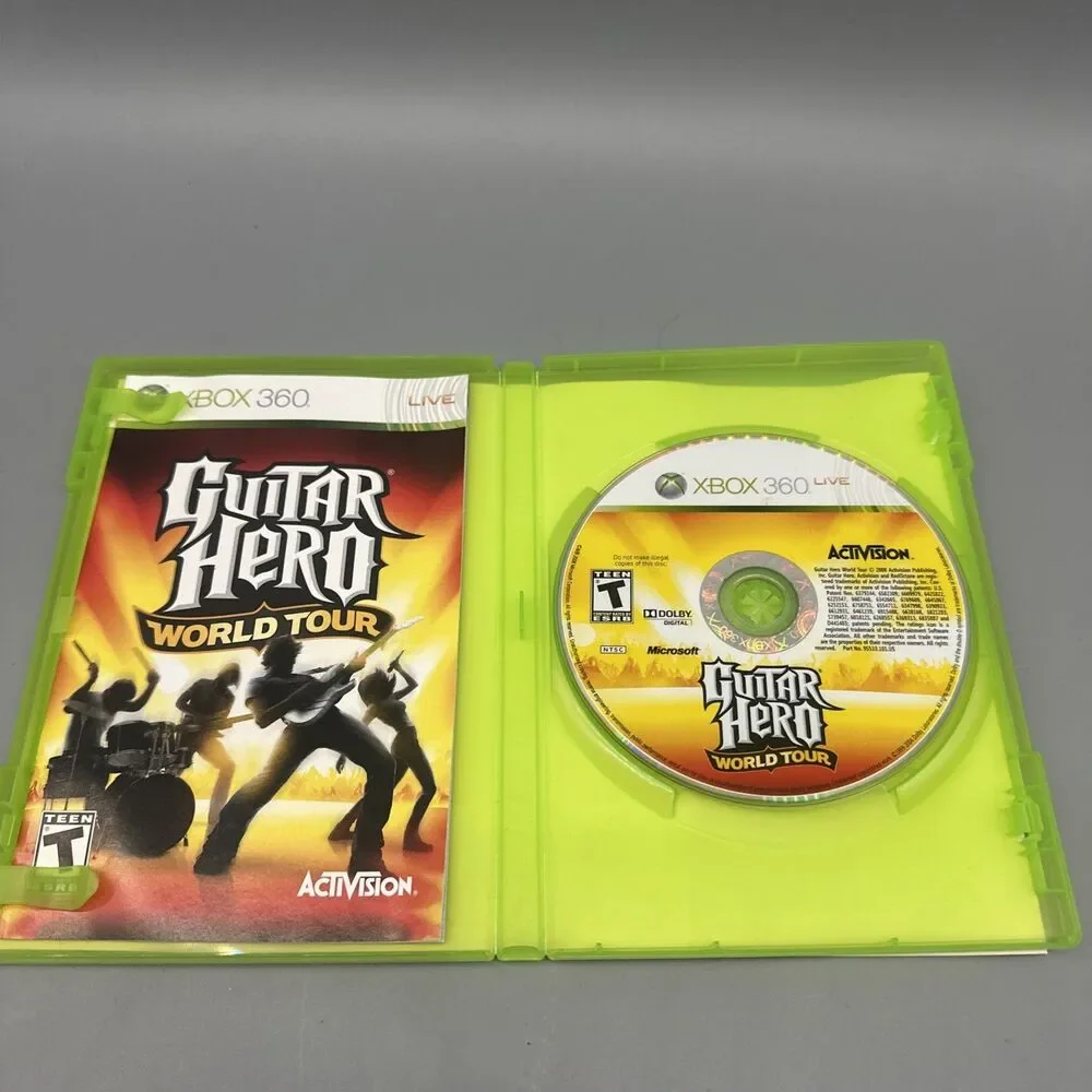 Guitar Hero World Tour - Microsoft Xbox 360 - Complete In Box CIB